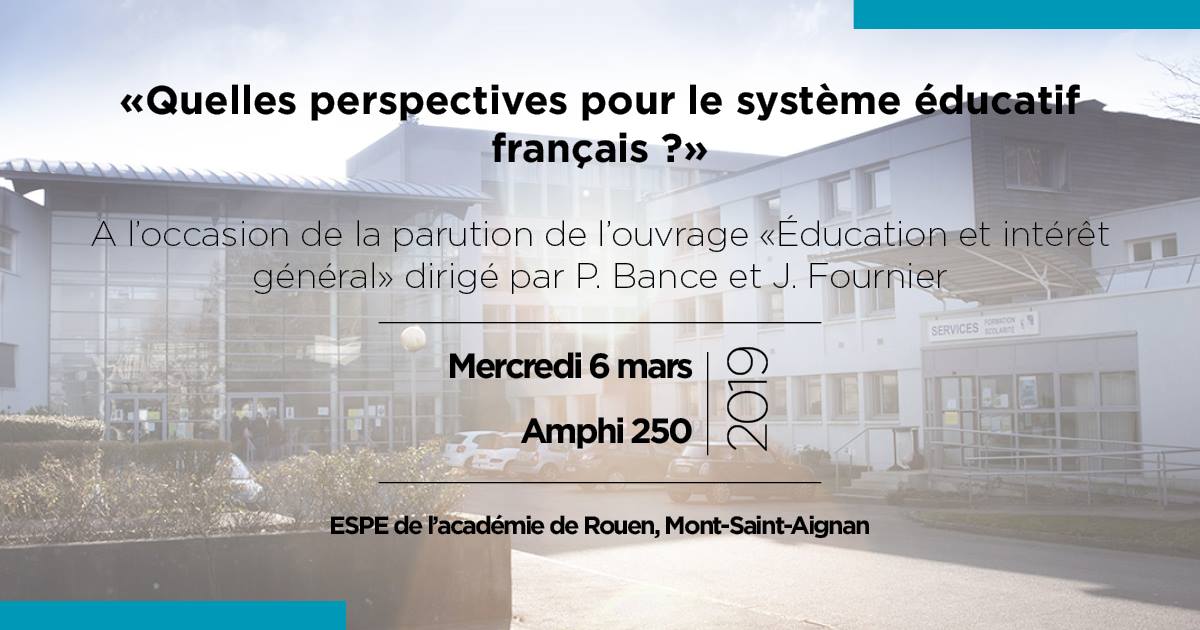 Conférence « Quelles perspectives pour le système éducatif français? »
