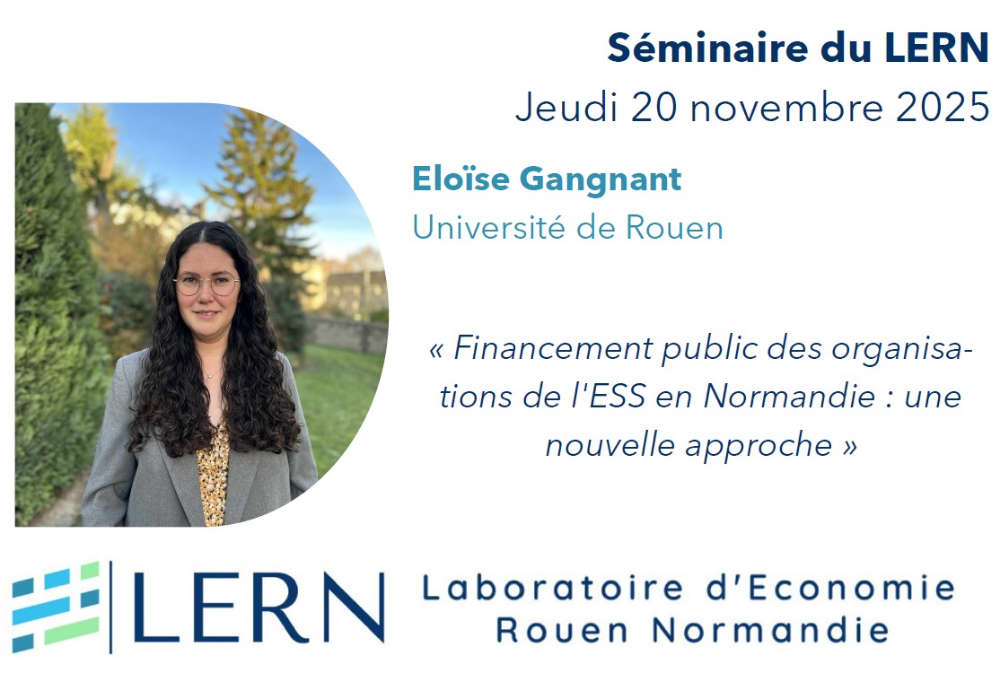 Séminaire du LERN | Eloïse Gangnant