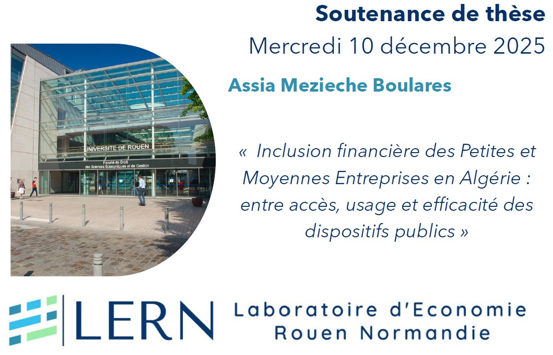 Soutenance de thèse | Assia Mezieche Boulares