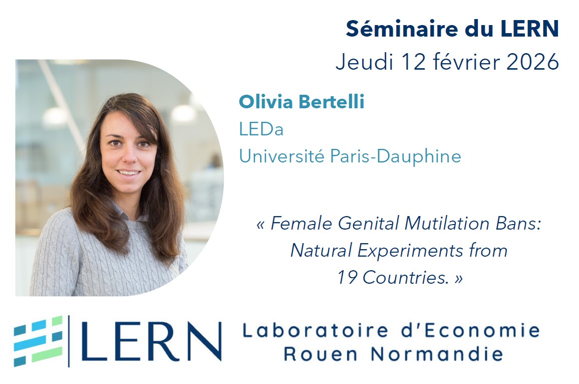 Séminaire du LERN | Olivia Bertelli
