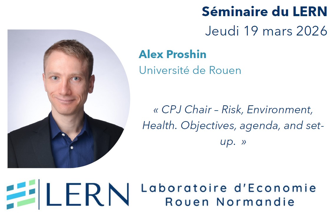 Séminaire du LERN | Alex Proshin