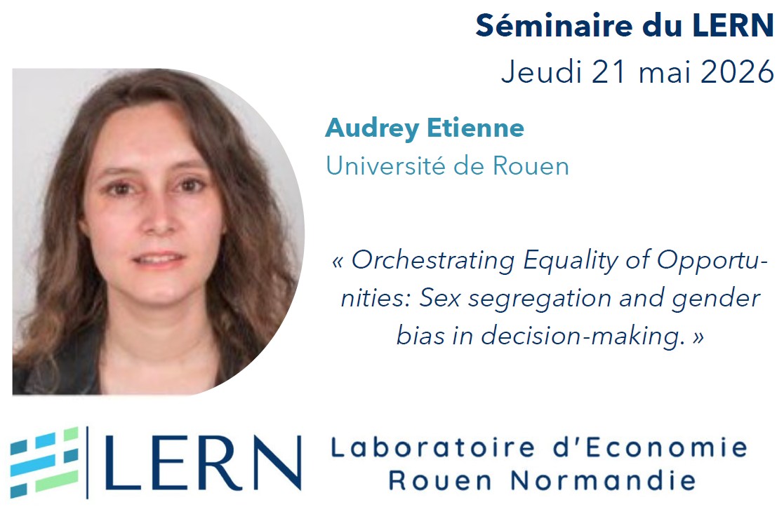 Séminaire du LERN | Audrey Etienne