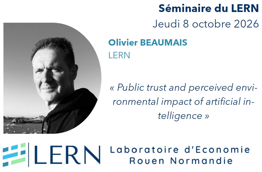 Séminaire du LERN | Olivier Beaumais