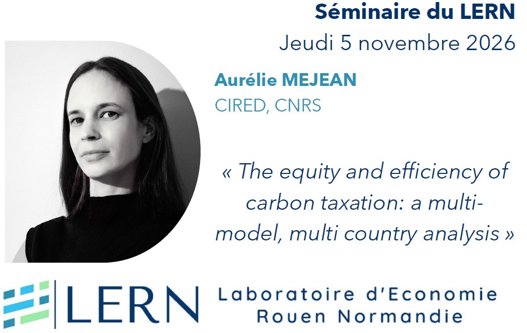 Séminaire du LERN | Aurélie MEJEAN